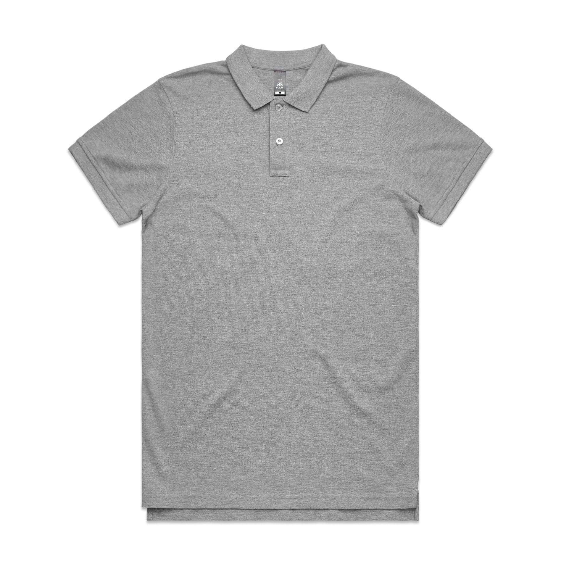 As Colour Men's pique polo 5411 Casual Wear As Colour GREY MARLE SML